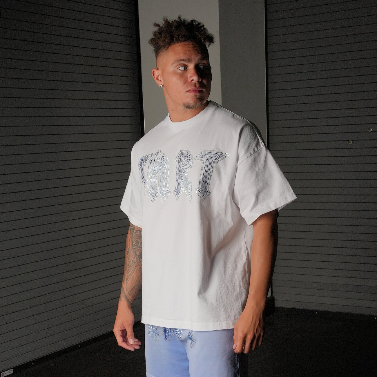 OB Heavy THRT Rockstar Rhinestone Tee