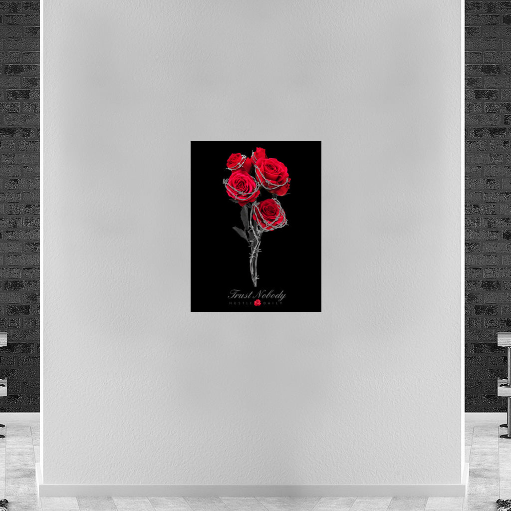 Barbed Roses Poster (11x17")