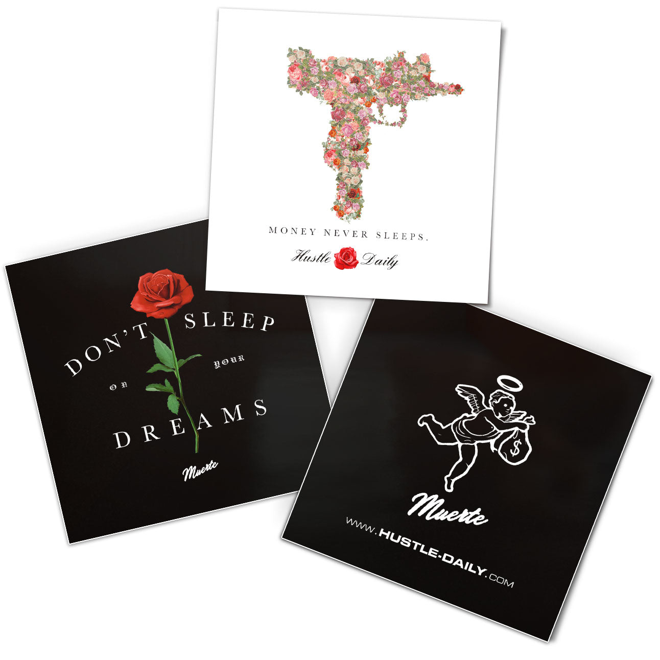 Hastamuerte Stickers 3-Pack